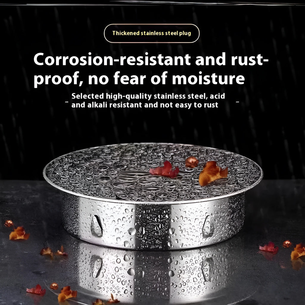 Stainless steel inlay floor drain deodorant seal cover with modern design