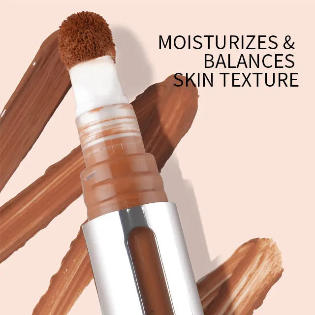 Concealer liquid pen showing 24 colour shades for waterproof, sweatproof makeup application