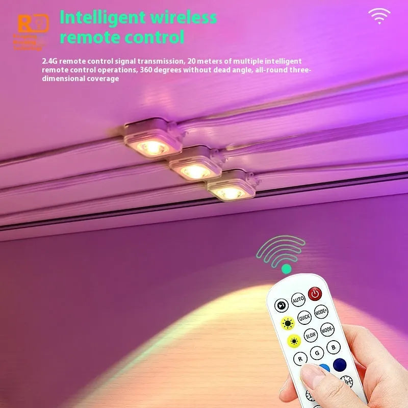 Outdoor Planets design LED light string with remote control for courtyard and eaves decoration.