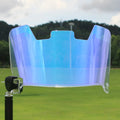 Multicolour high-strength rugby helmet goggles showing tool-free fitting design