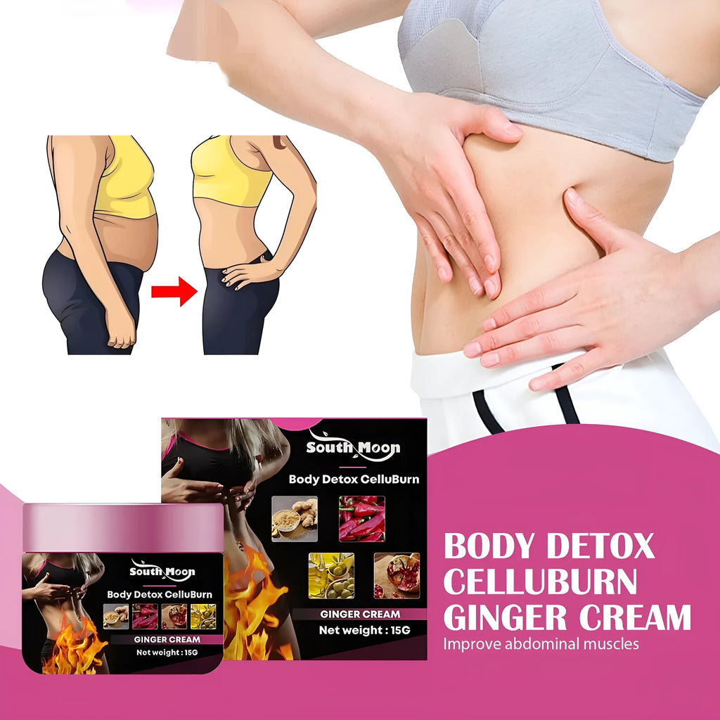 15g ginger body slimming and thigh tightening cream with olive oil and hyaluronic acid