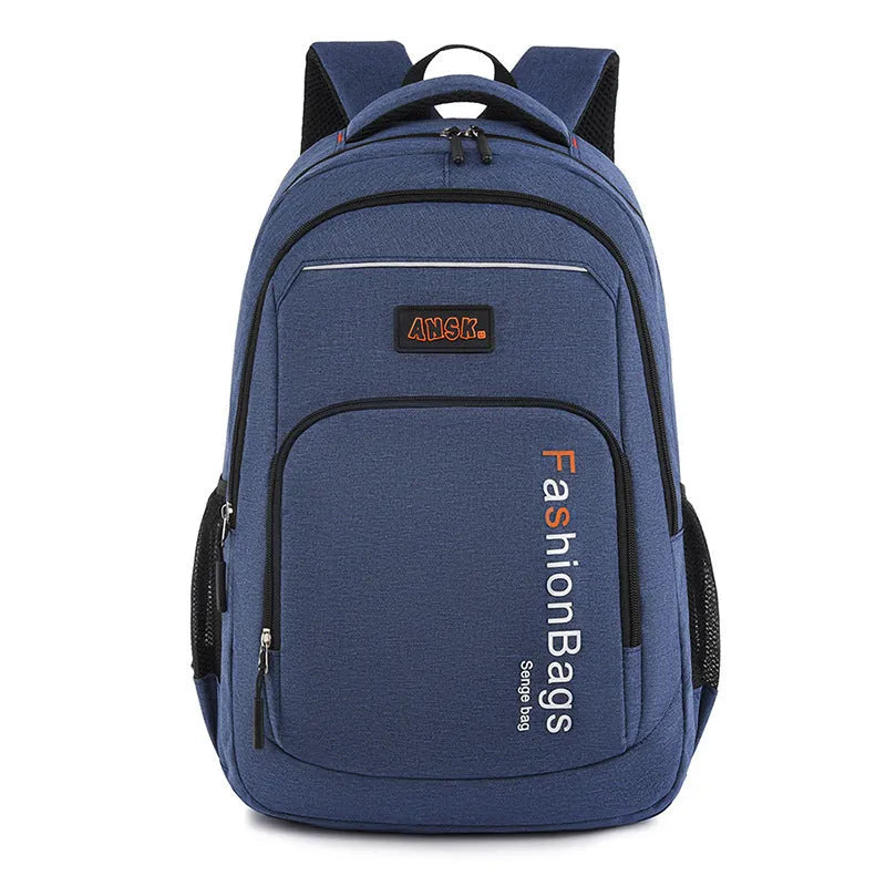 Street trend fashion backpack with multiple internal compartments and double shoulder straps in black colour