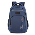 Street trend fashion backpack with multiple internal compartments and double shoulder straps in black colour