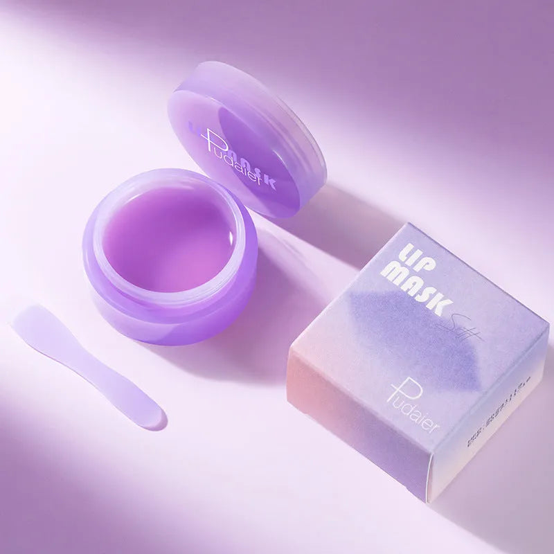 10ml tube of exfoliating lip balm with applicator scraper for moisturising and softening lip lines.