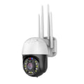 5MP outdoor dome security camera with 360 degree rotation and infrared night vision capability