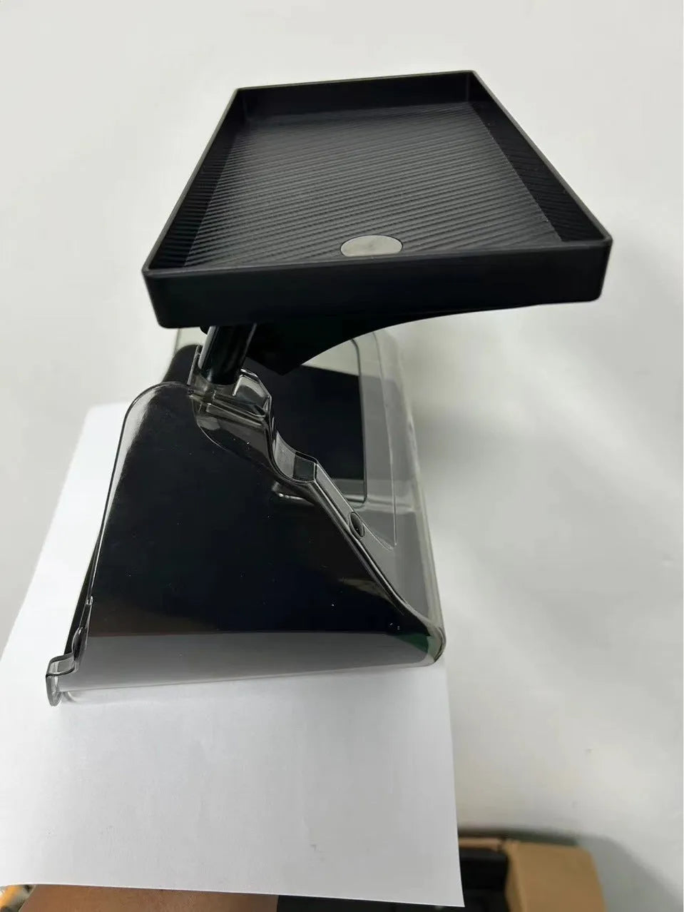 White ABS plastic storage box for Tesla Model 3 and Model Y centre console