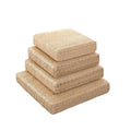 Japanese-style rattan futon sofa cushion in natural rush with hard rubber-plastic core, square 40cm 45cm 50cm sizes