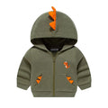 Kids hoodie sweatshirt unisex Korean style in royal blue, army green, or yellow, sizes 90cm to 140cm.