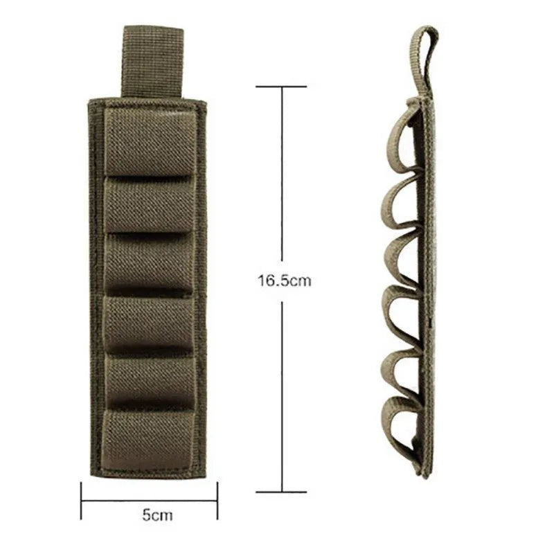 Tactical 6-hole storage organiser in 1000D nylon fabric showing six compartments