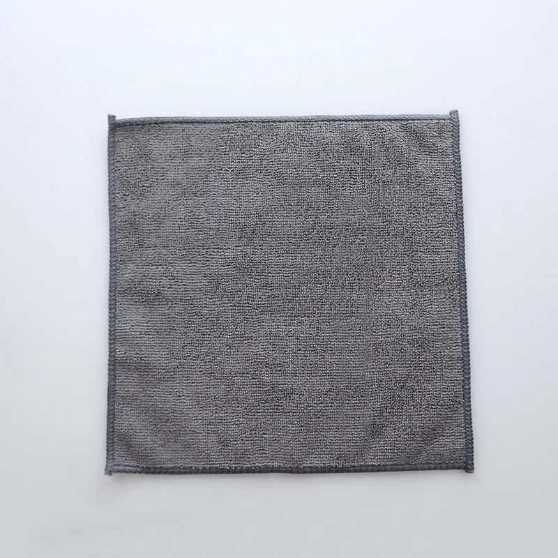 Grey square 25cm kitchen oilproof cleaning cloth for pots and bowls