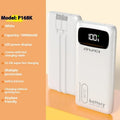 Fast charge power bank 10000mAh or 20000mAh, PVC shell, 68 × 15.5 × 141mm, black or white