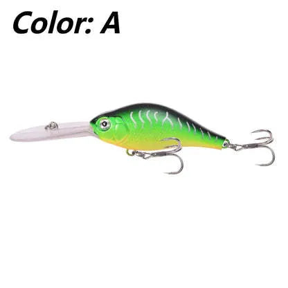 Floating Rock Little Fat Man 10.5cm deep diving mino fishing lure in multiple colours