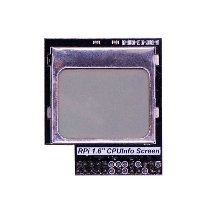 Raspberry Pi 1.6 inch LCD display screen with backlight switch for system monitoring