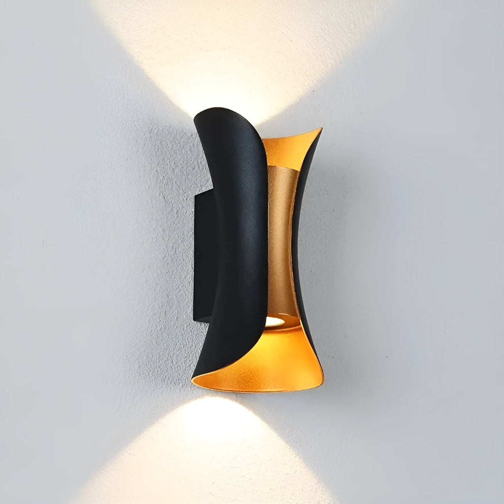 Outdoor waterproof wall lamp with aluminium shell for corridor and stair lighting