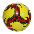 PVC machine-seam football in sizes 3, 4, and 5 for training and competition in various colours.