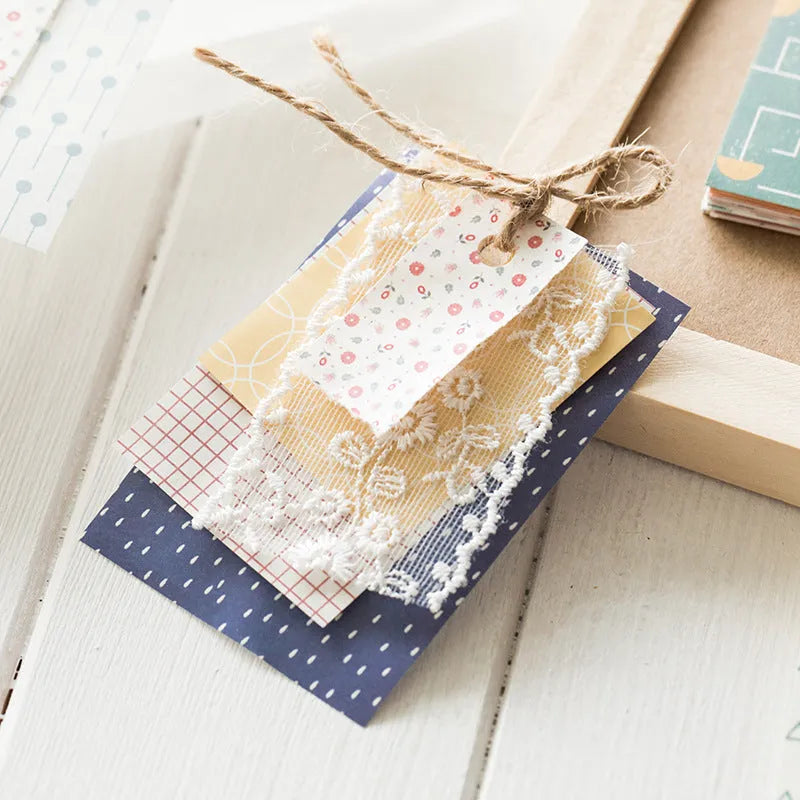 Sweet Light Note Paper in 10 vintage dessert colours including Red Plum Cheese and Caramel Puff