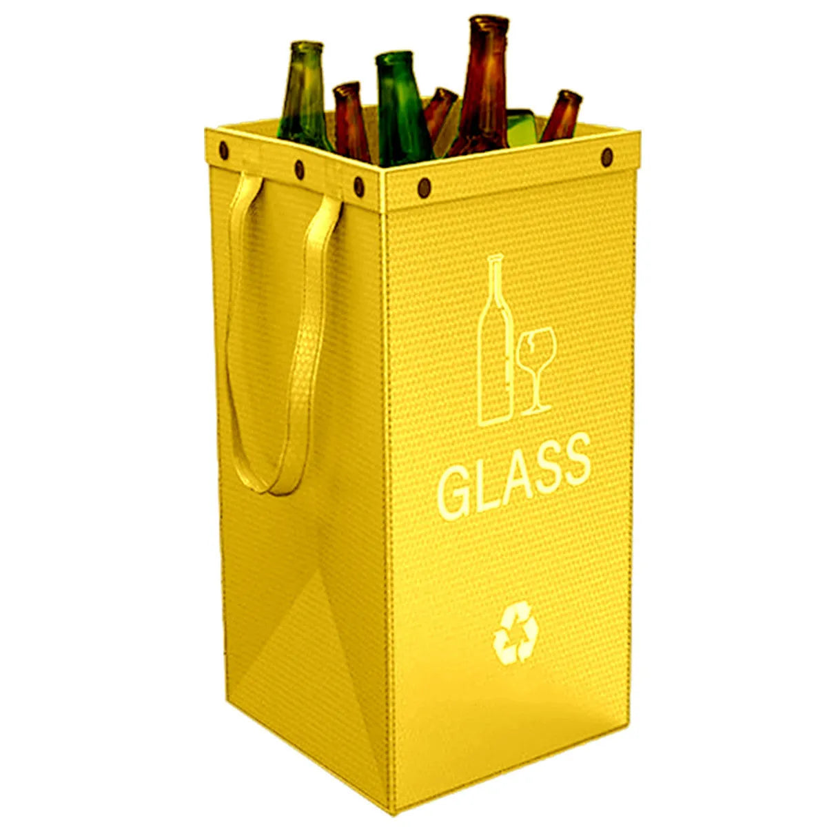 40L blue plastic waterproof rubbish bin for household waste classification