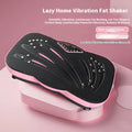 Multifunctional vibration power plate in black with wireless remote control