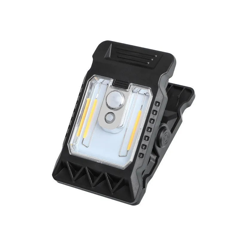 White clip lamp with intelligent human body induction and waterproof IP65 rating