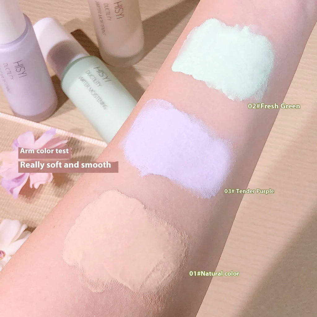 Silky clear brightening makeup primer in three colour options 01 02 03