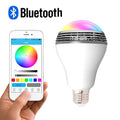 Creative Home Smart Bluetooth Speaker E27 LED light bulb with RGB colours.