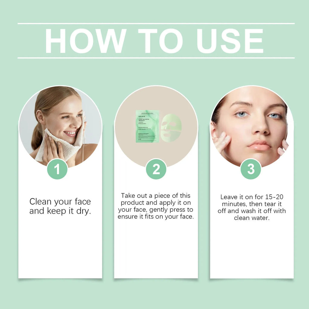 Retinol hydrating face mask sheet with hyaluronic acid and Centella asiatica extract