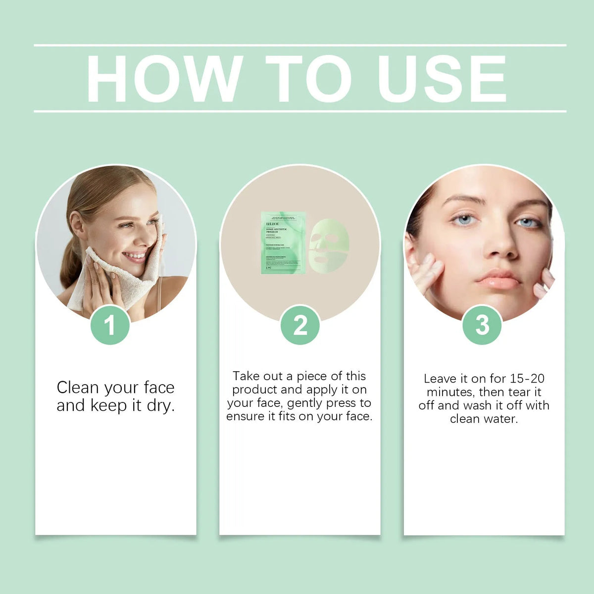 Retinol hydrating face mask sheet with hyaluronic acid and Centella asiatica extract