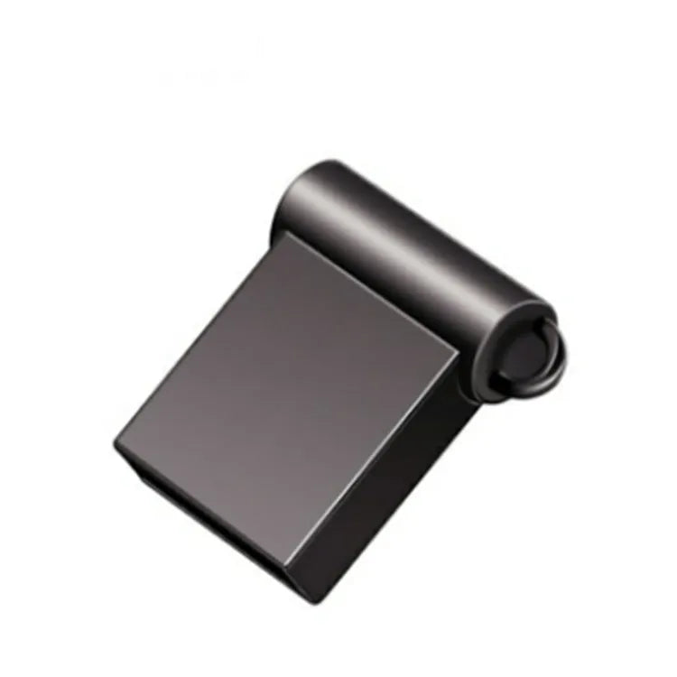 Heart shaped bronze metal USB flash drive pendant with USB 2.0 interface and write protection switch.