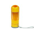 Portable 350ml folding pet cup in plastic, shown as pet tableware for dogs or cats.