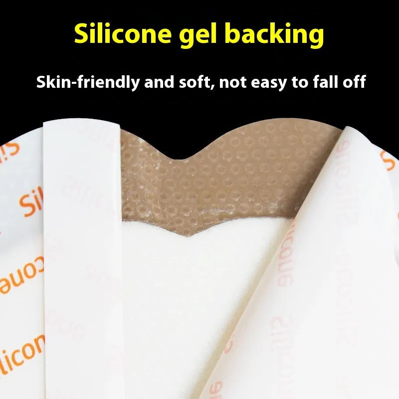 Large skin-tone silicone foam medical dressing for bedsore prevention and pressure sore treatment