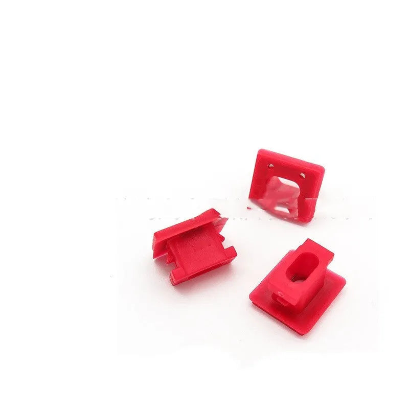 Set of plastic BMW interior door trim panel repair snap clips.