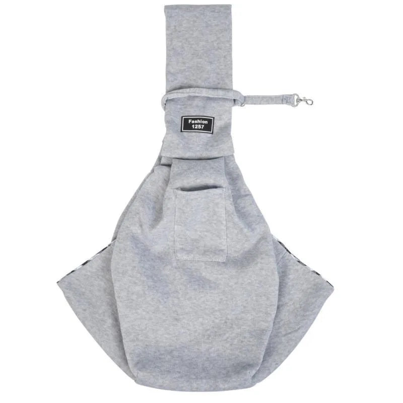 Foldable cat carrier backpack in messenger bag style with breathable mesh panels, shown in multiple colours.