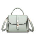 Women's soft PU leather shoulder bag in square vertical design with single strap