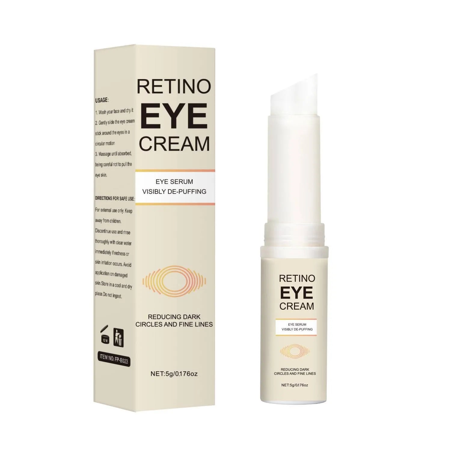 5g pot of moisturising eye cream for fading dark circles with universal skin type formula