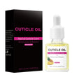 15ml bottle of cuticle oil with a built-in applicator brush for nail care.