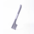 Green pet feeding spoon with long handle for canned cat and dog food