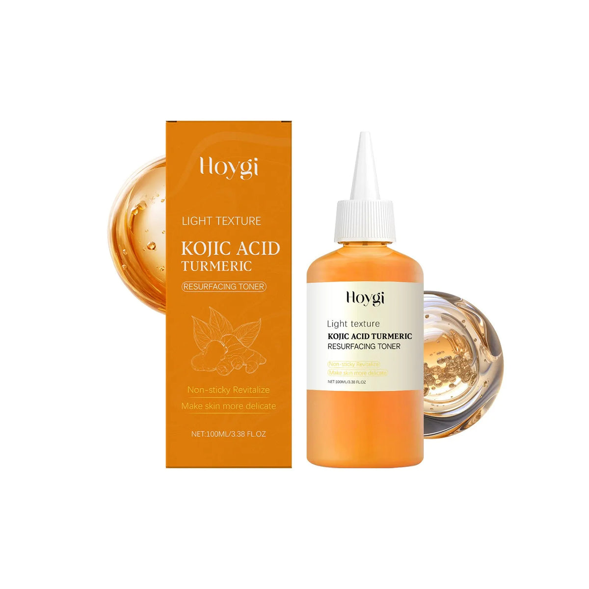 100ml turmeric moisturising water bottle for facial skincare with non-oily formula