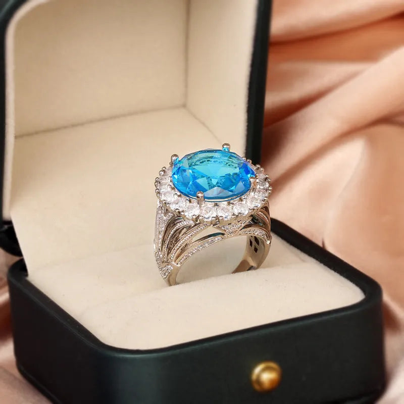 Italian court retro hollow brass women's ring with white steel plating in KYRA0406 colour