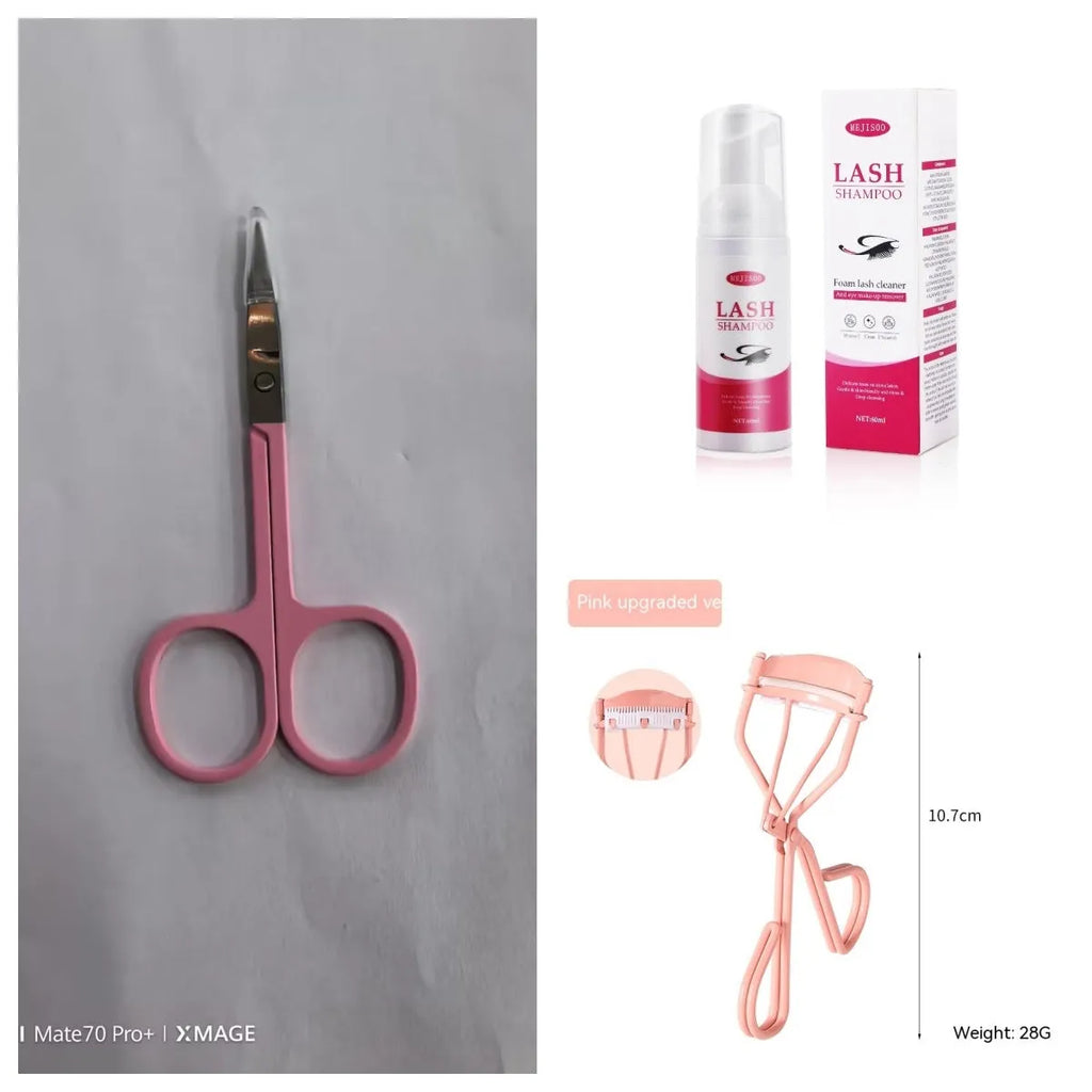 60ml lash shampoo mousse eyelash cleaning solution in 3.7cm bottle