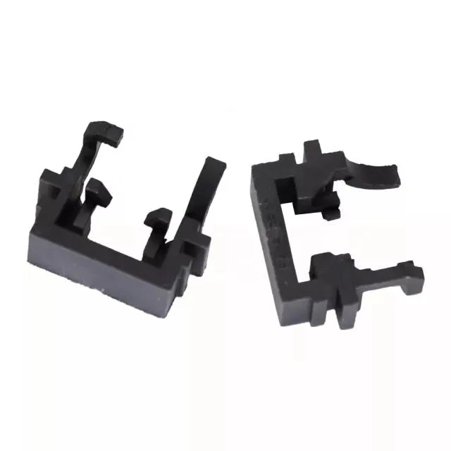 Black plastic LED headlight holder adapter for Ford Focus Mondeo Fiesta H1 halogen conversion