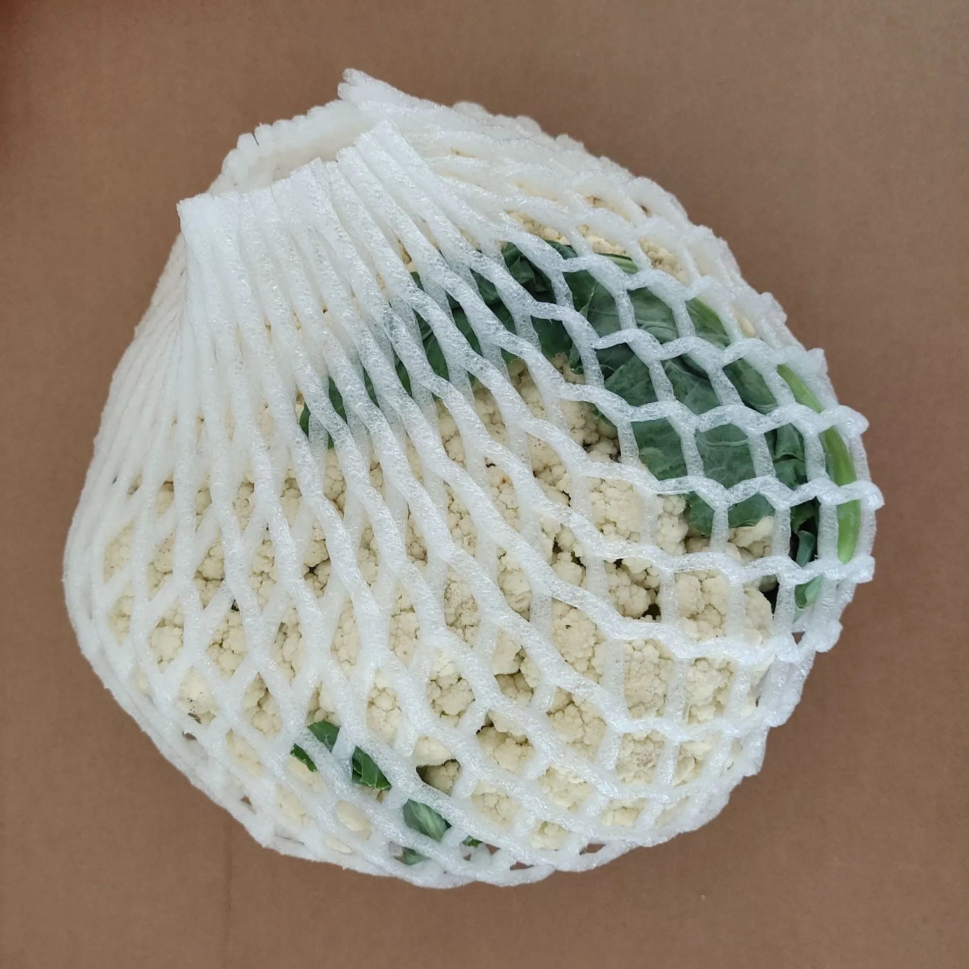 White foam fruit net cover shockproof protective case shown in multiple sizes for delicate fruit transport