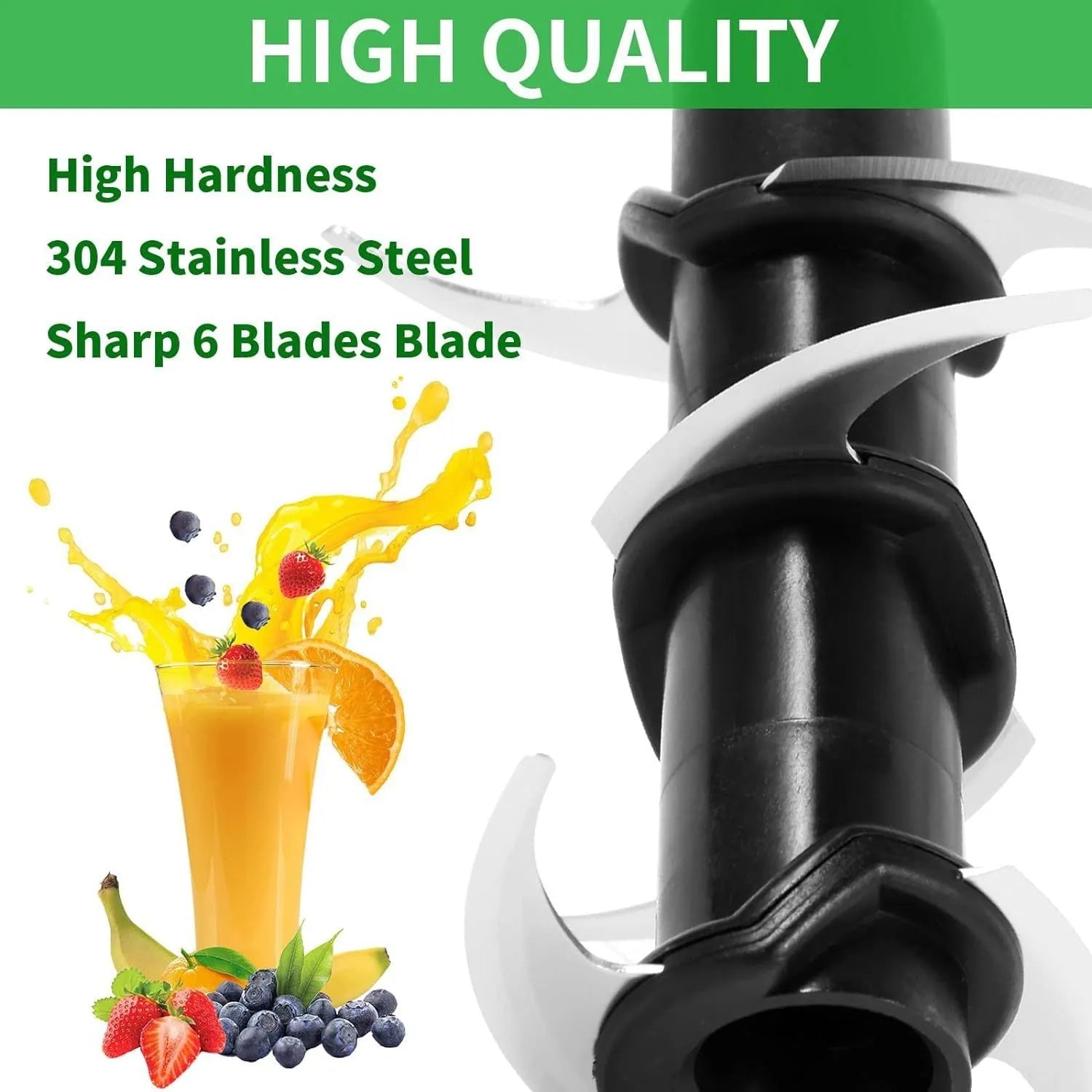 304 stainless steel replacement knife seat accessory for six-stack blade juicers