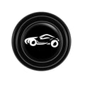 20mm silicone car door shock pads in black and luminous colours with vehicle logo styling options