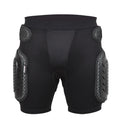 Black cycling hip protection pants with multifunctional hip pad for bicycle riding safety
