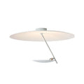 50cm diameter iron ceiling lamp with warm white LED light in living room setting