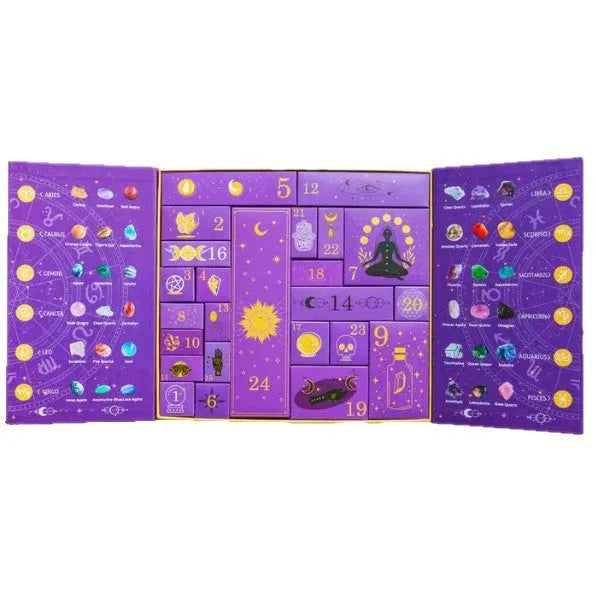 Halloween-themed paper gift box for countdown and decoration.