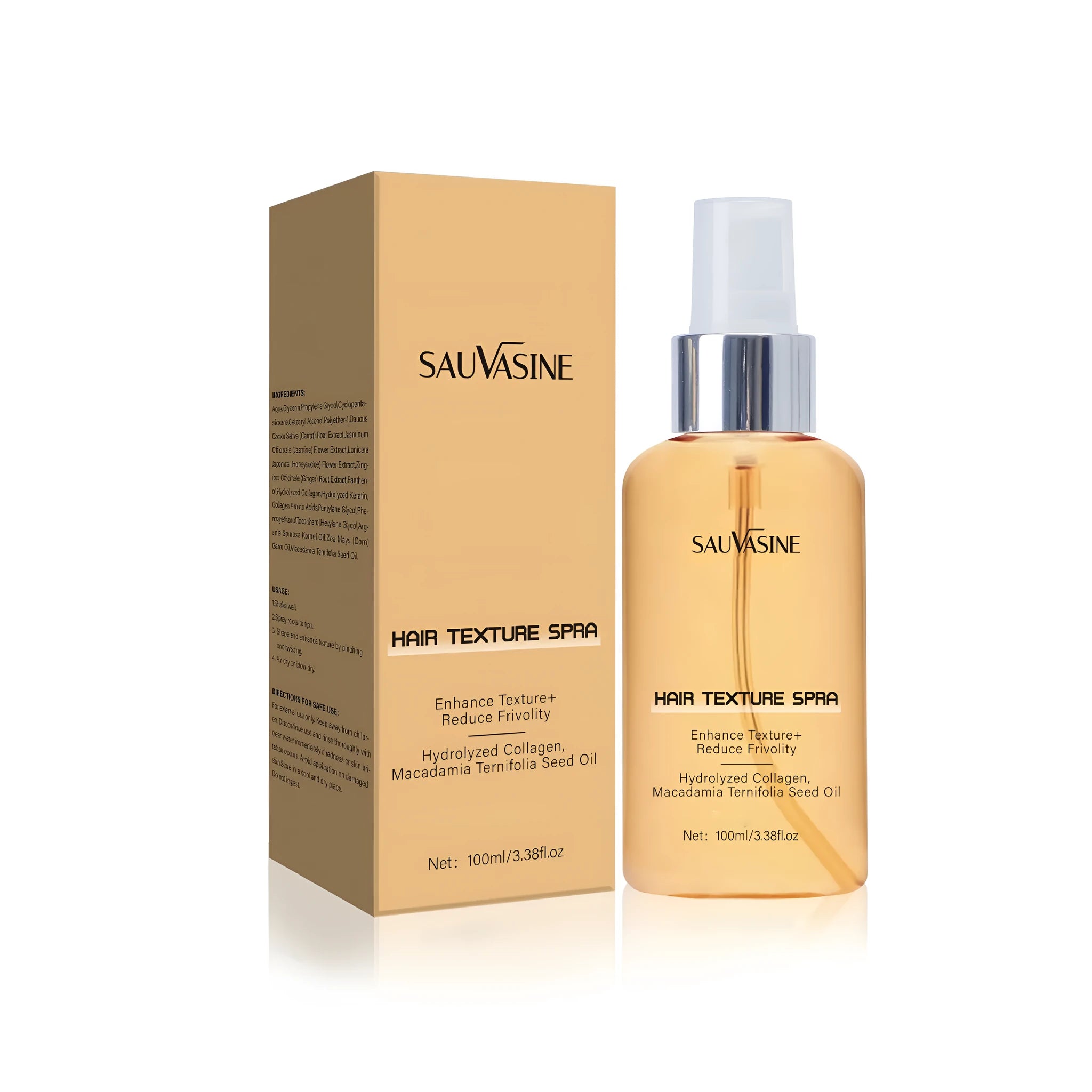 SWX-248 100ml frizz reduction and scalp moisturising hair spray bottle