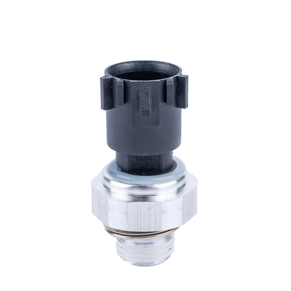 Silver automobile fuel pressure sensor with simple design for fuel system monitoring