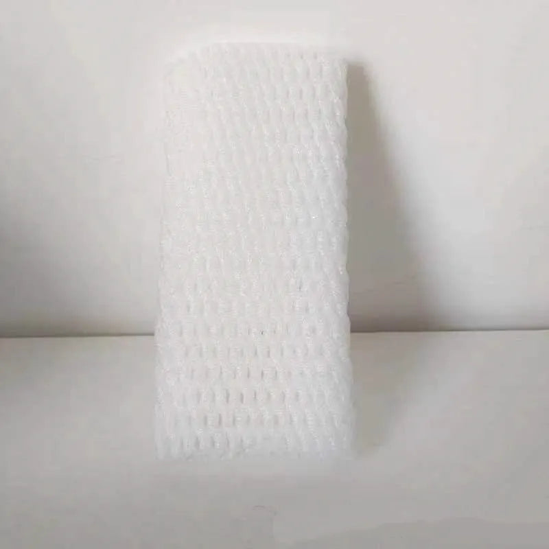 White foam fruit net cover shockproof protective case shown in multiple sizes for delicate fruit transport
