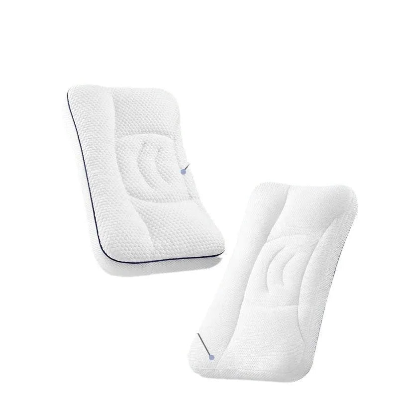 Children's partition neck pillow with double-sided antibacterial design for ages 1-3-6 years